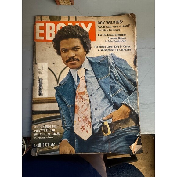 Ebony Magazine April 1974 Billy Dee Williams Cover Vintage Black History Ads - Picture 1 of 12